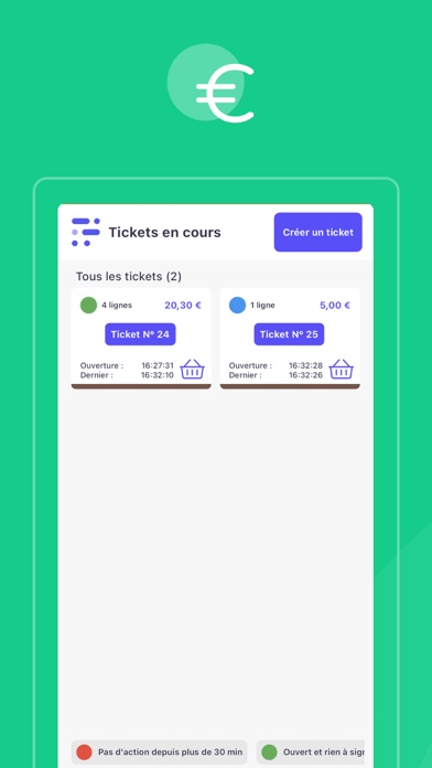 Shopcaisse Pad Screenshot