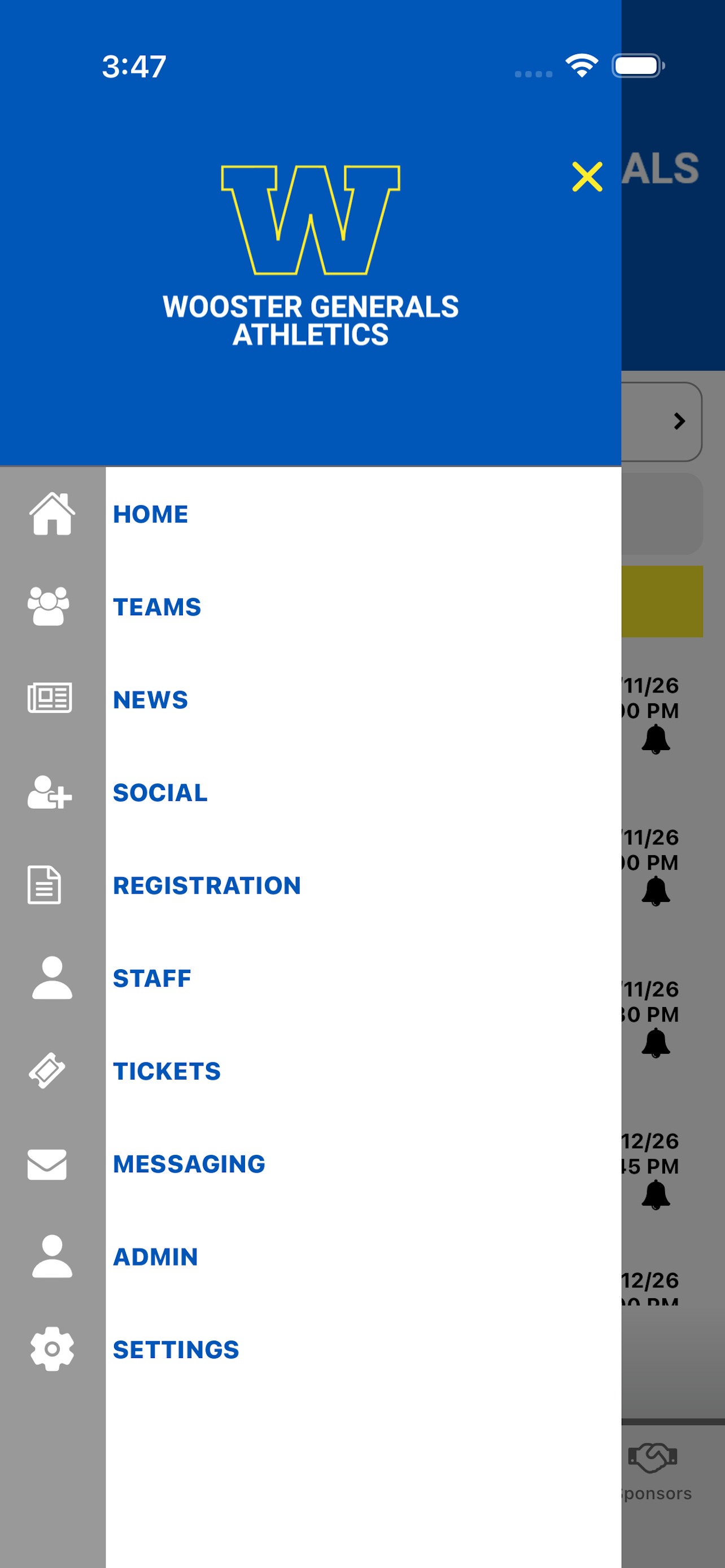 Wooster Generals Athletics