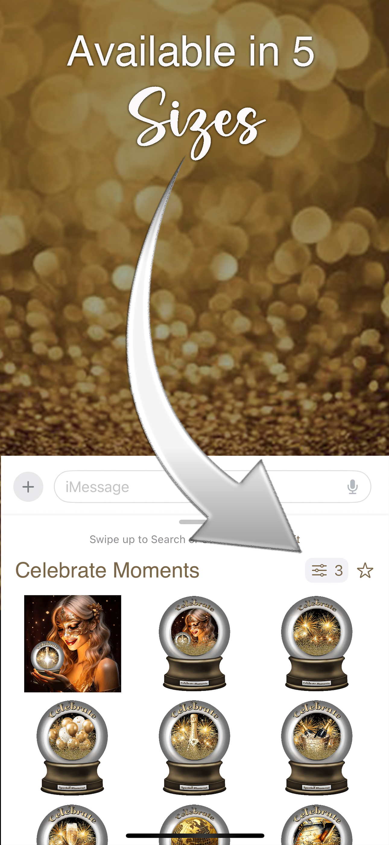 Celebrate Moments Sticker Pack screenshot 17