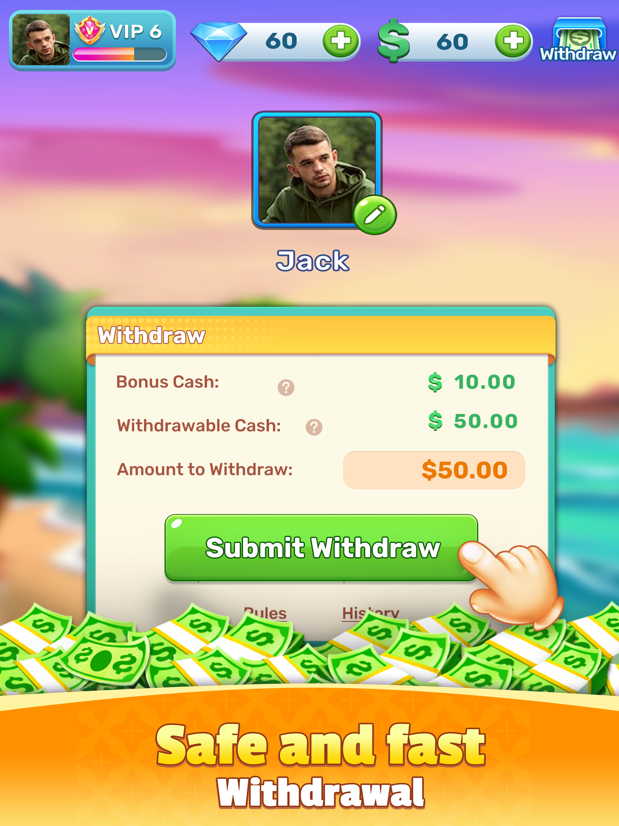 Cash Beach - Real Cash Game