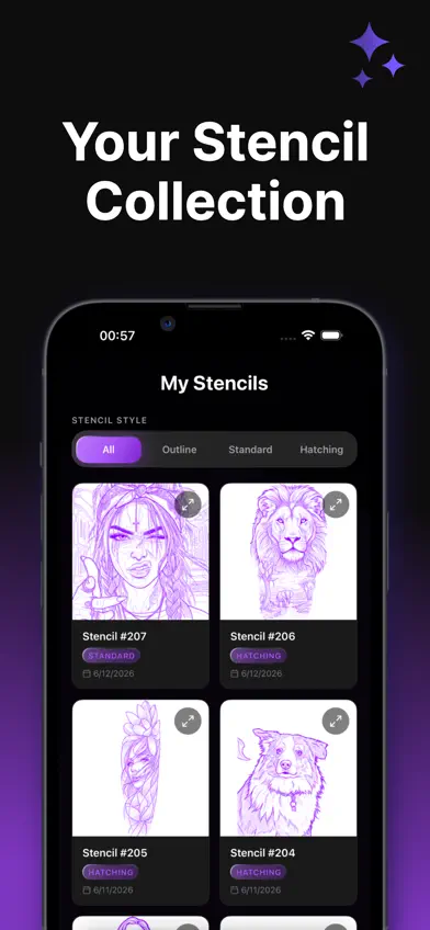 Stencil AI - Tattoo Stencils screenshot 4