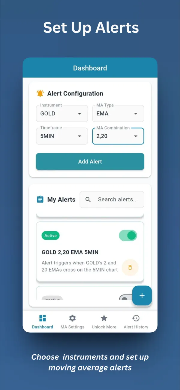 #3. MACrossover - Moving Average (iOS) โดย: Ascendro