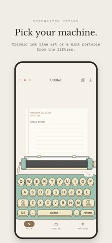 TypePress: Typewriter Writing Screenshot 3 of 6