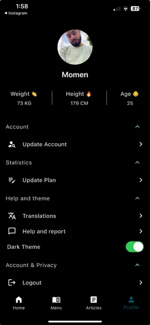 PhysiCal – Smart Nutrition screenshot 3