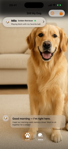 Still My Dog: AI Dog Companion iPhone screenshot