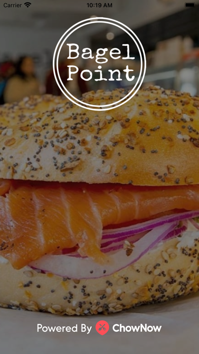 Bagel Point iPhone screenshot 1 - Food & Drink app