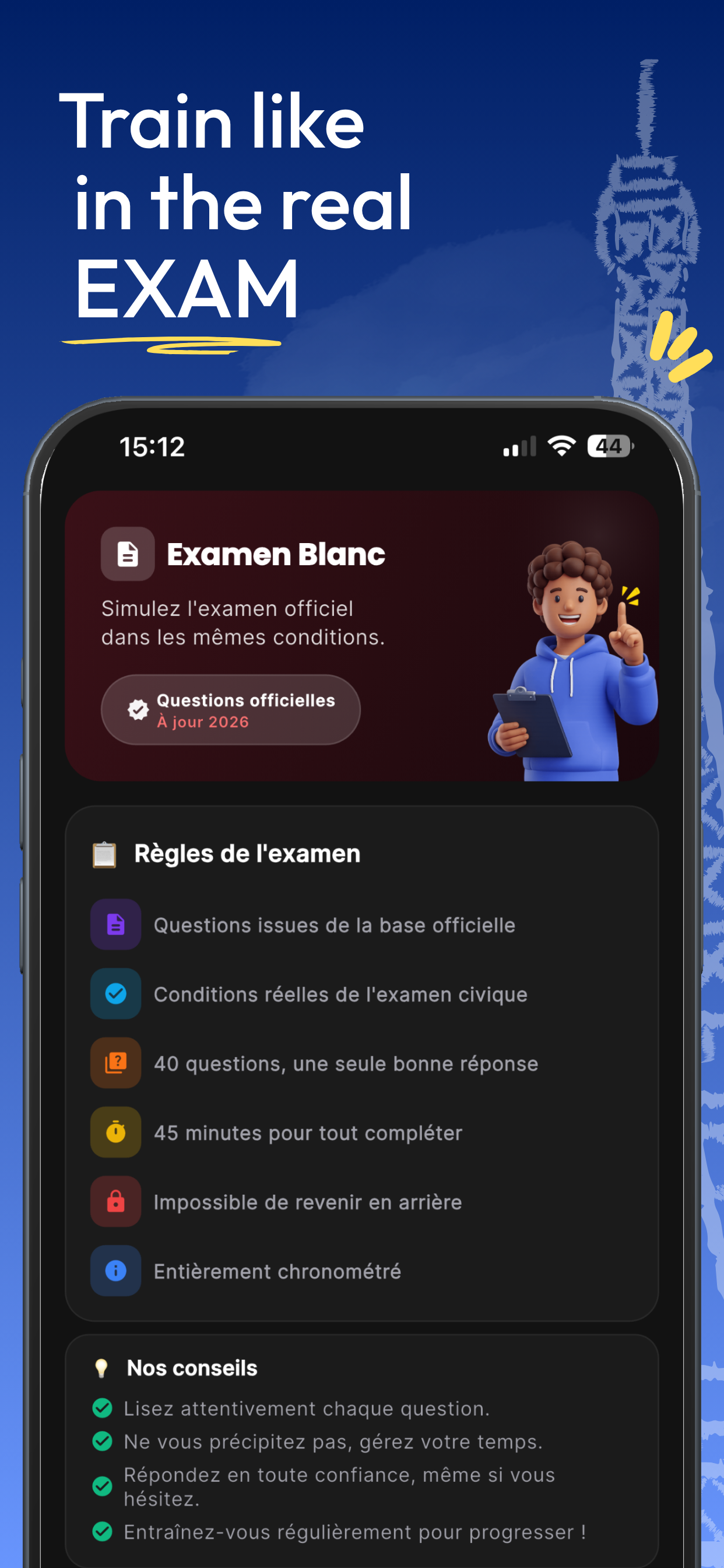 French Civic Exam screenshot 3