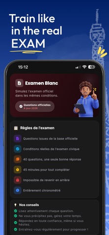 French Civic Exam Screenshot 3 of 8