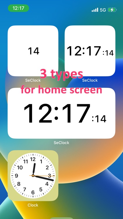 SeClock for Widget