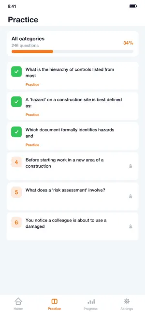 White Card Test - AU Safety screenshot 2