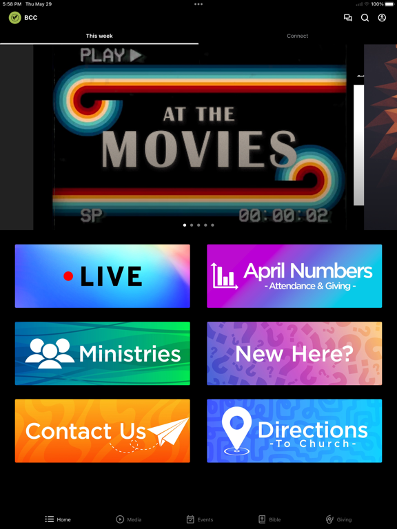 Buckeye Christian Church iPad screenshot 1 - Education app