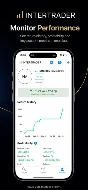 Intertrader Copy Trading screenshot 3