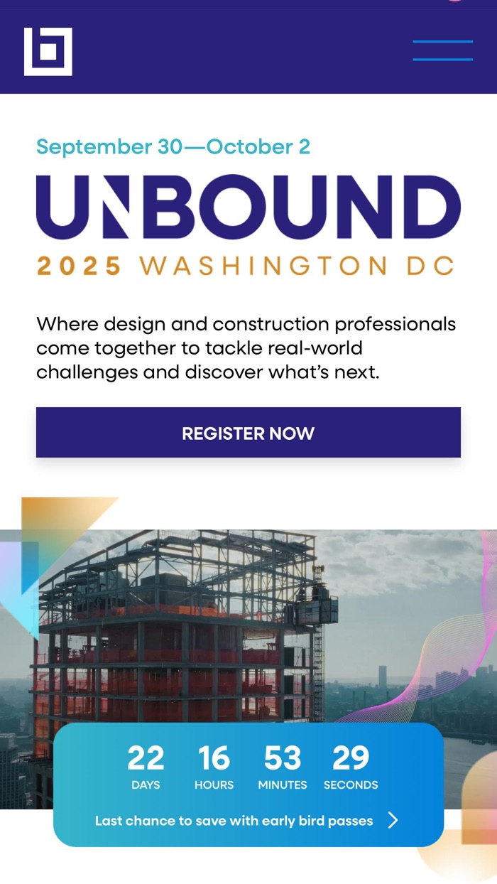 Unbound 2025 App  Bluebeam