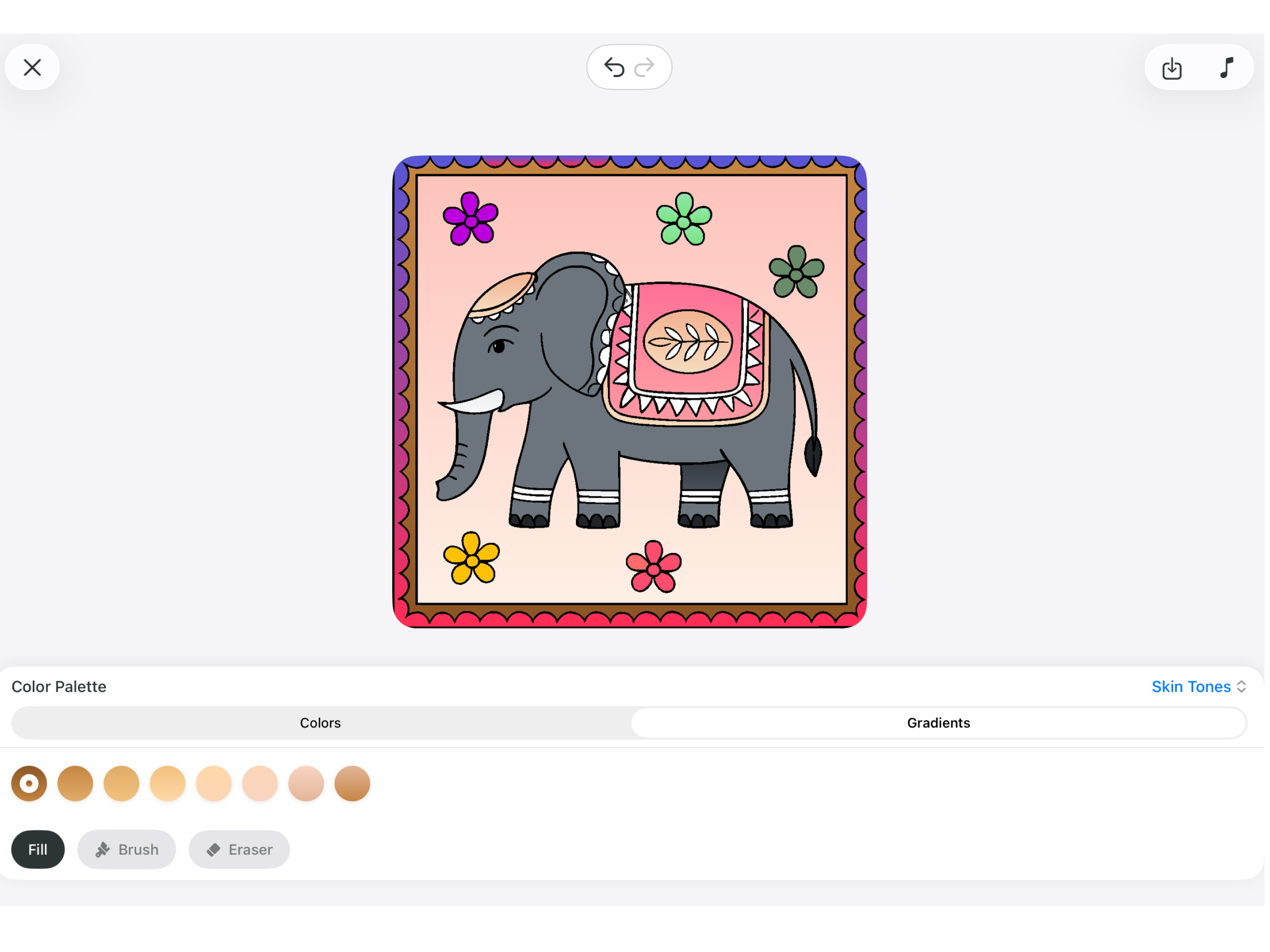 Adult Colouring Book DoodleJoy screenshot 9