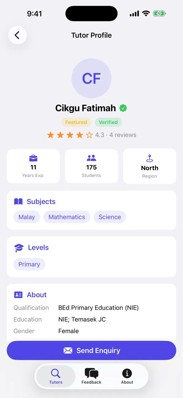 Tertiary SGTutors screenshot 2