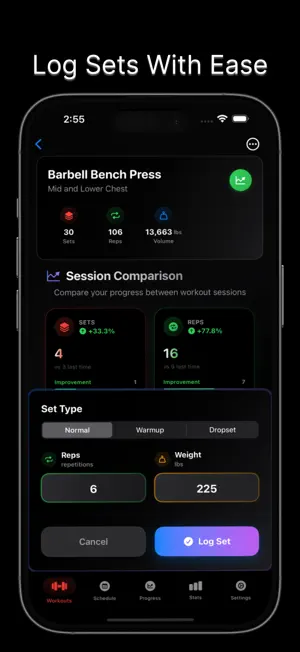 RepX: Workout Tracker screenshot 1