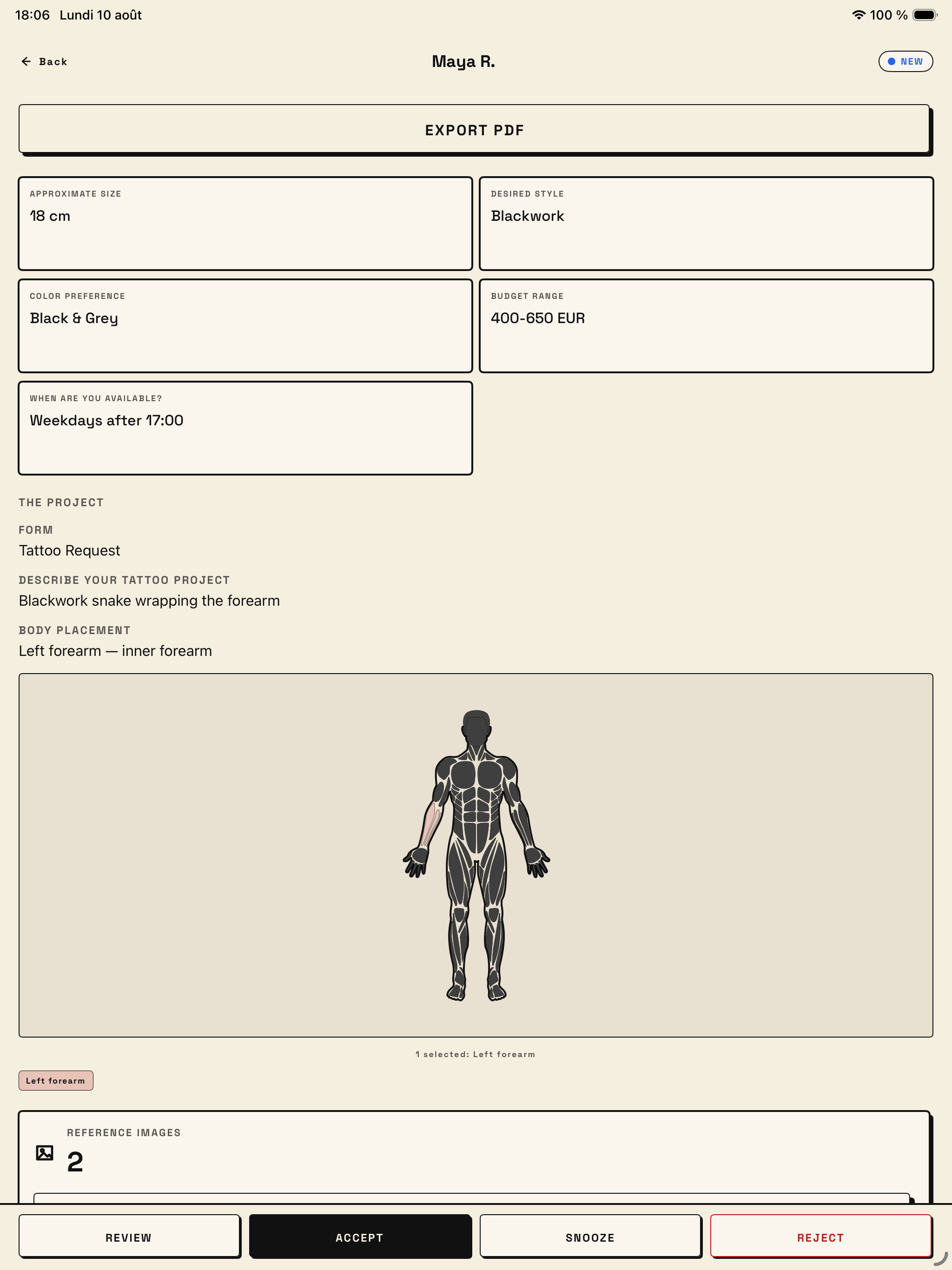 Stenz: Tattoo Artist Booking screenshot 6