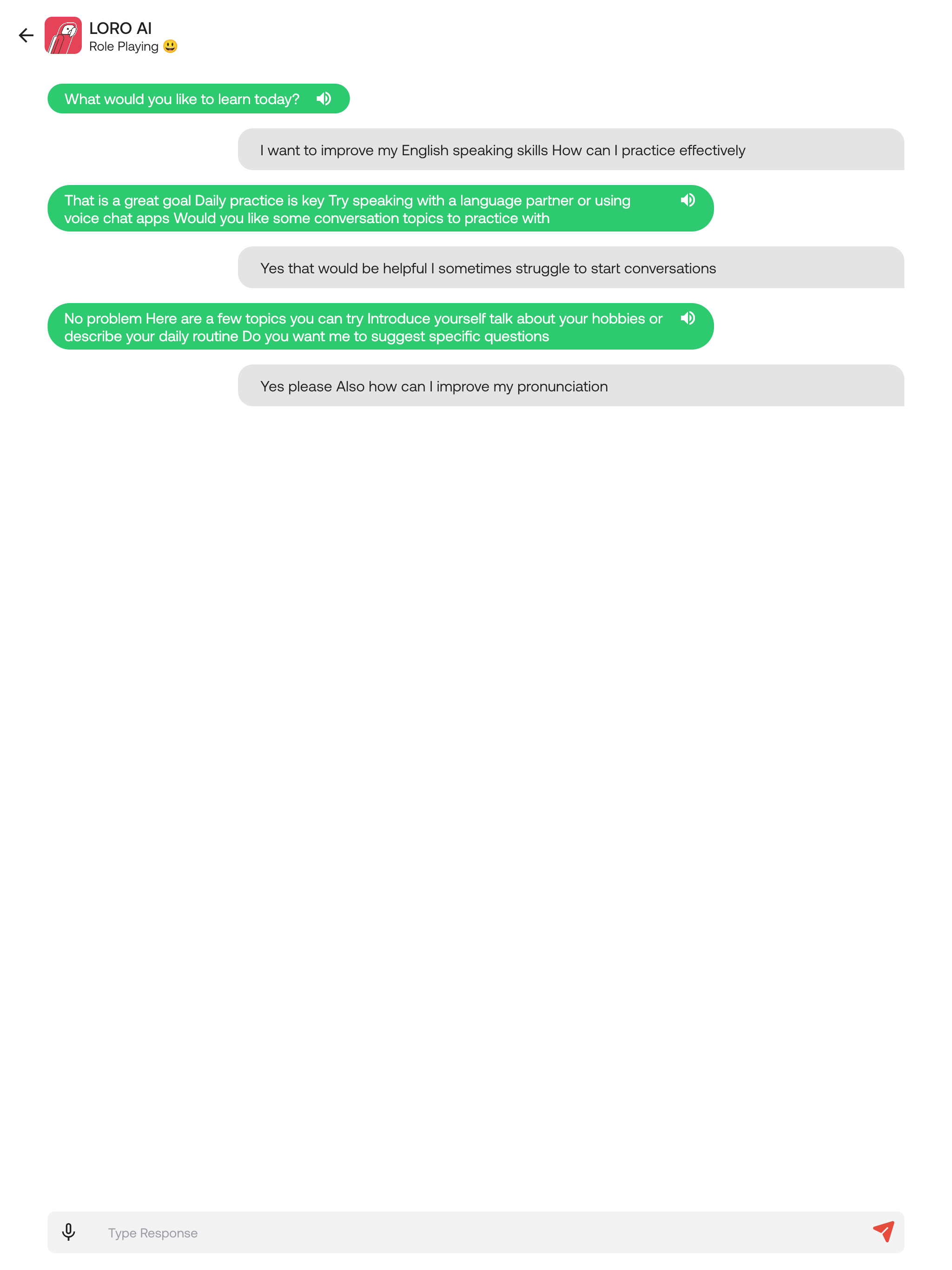 Loro AI: English Learning screenshot 14