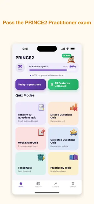 PRINCE2 Practitioner Exam 2026 screenshot 1