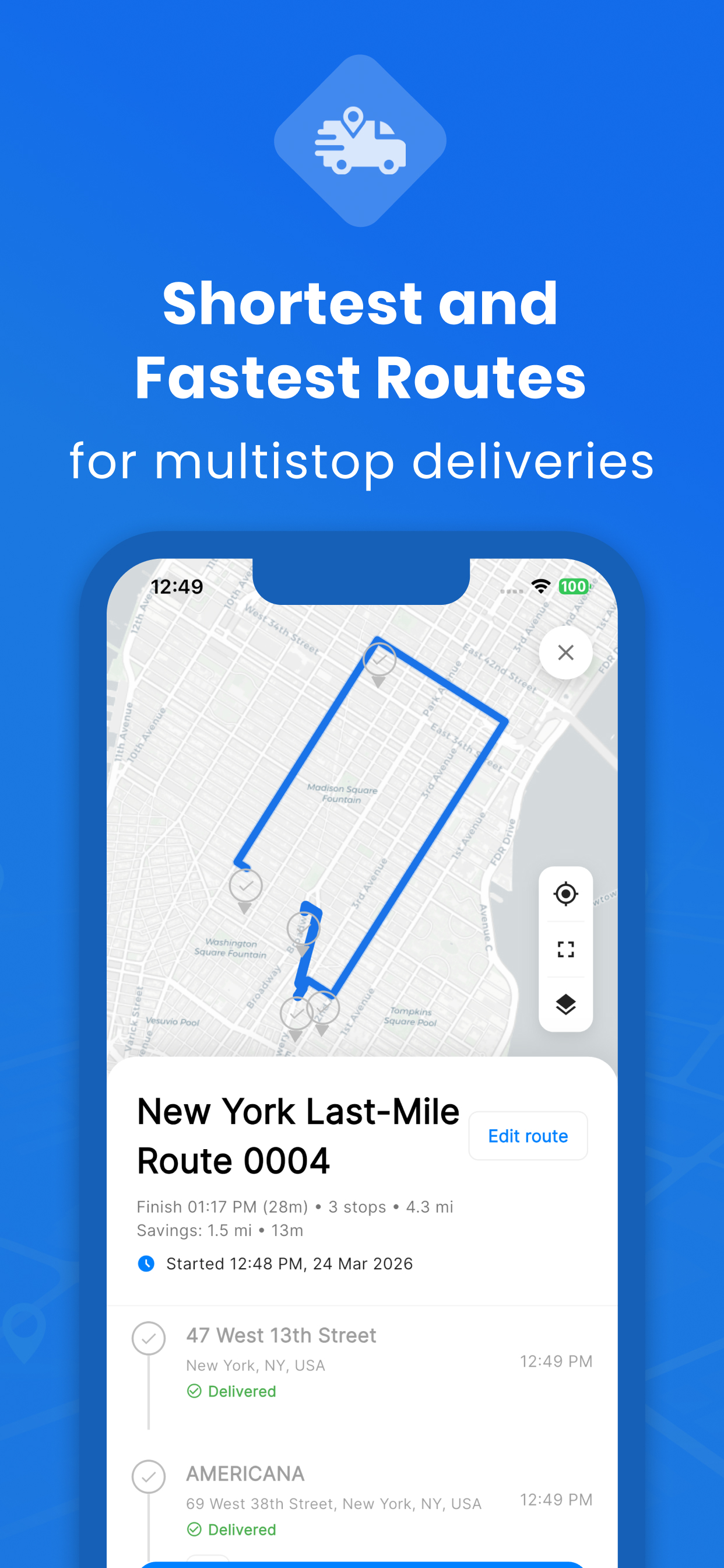 enRoute Route Planner screenshot 3