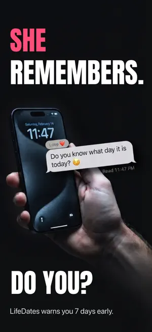 Birthday Reminder - LifeDates screenshot 1