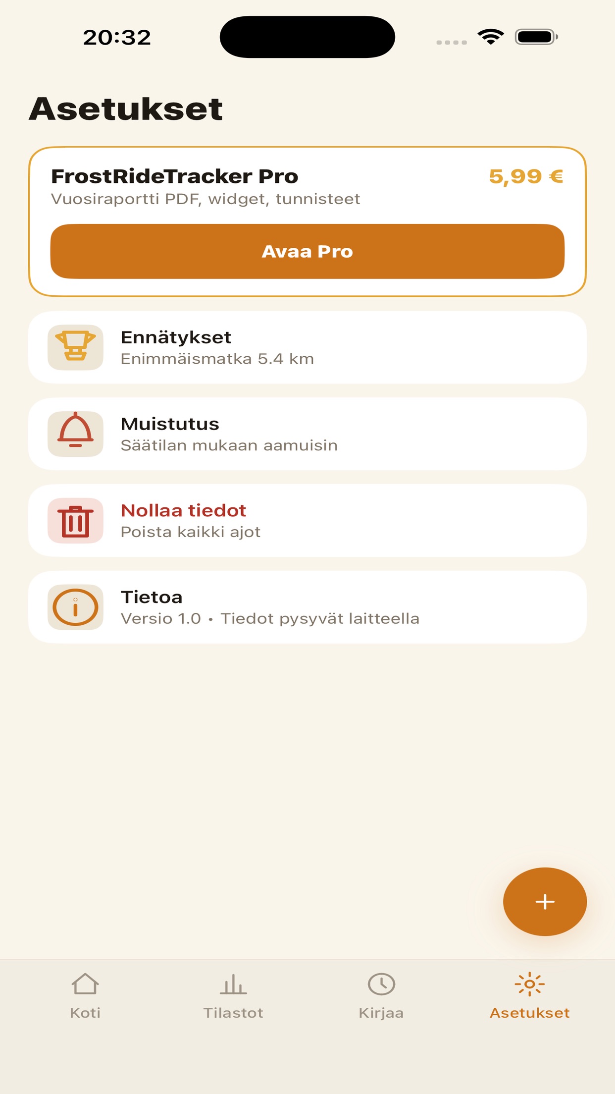 Screenshot 4 of FrostRideTracker