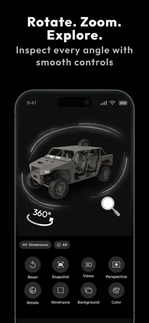 STL & 3D Model Viewer - Mes3D iPhone screenshot 3
