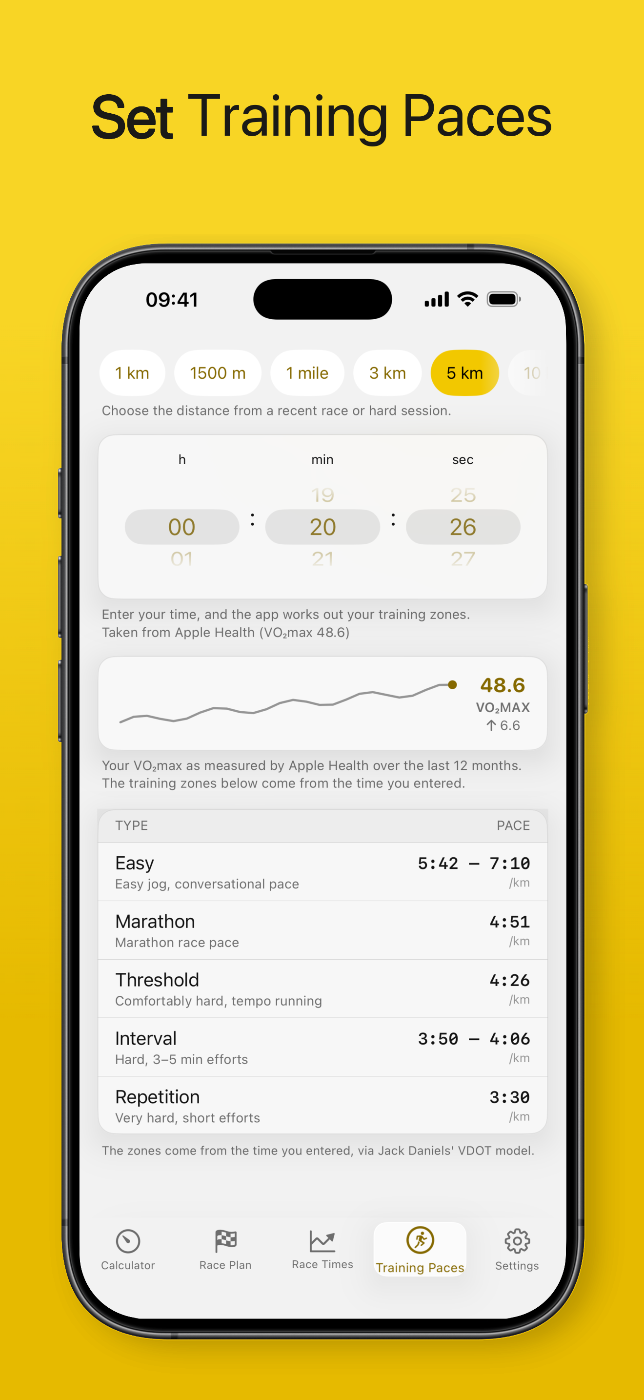 RunPace - Pace Calculator screenshot 4