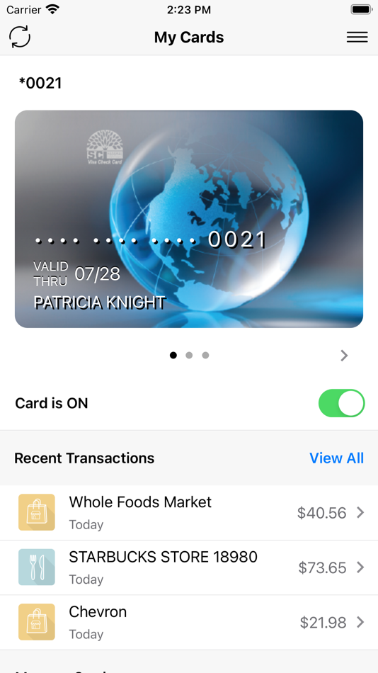 #1. SCI Card Manager (iOS) 由: SCI Federal Credit Union