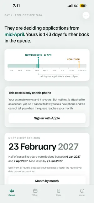 UK Naturalisation Tracker screenshot 1
