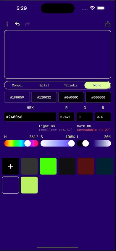 Color Picker – HEX, RGB, & HSL screenshot 4