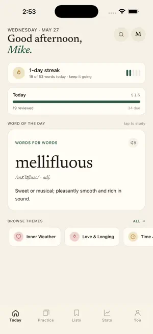Lexicon — Word of the Day screenshot 1