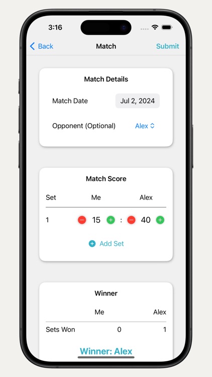 Tennis Scores - Point Tracker screenshot-4