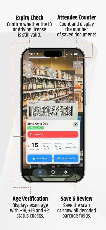 Driver License & ID Scanner screenshot 2 of 8