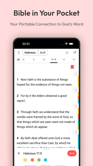 Holy Bible, Study Audio Verses Screenshot
