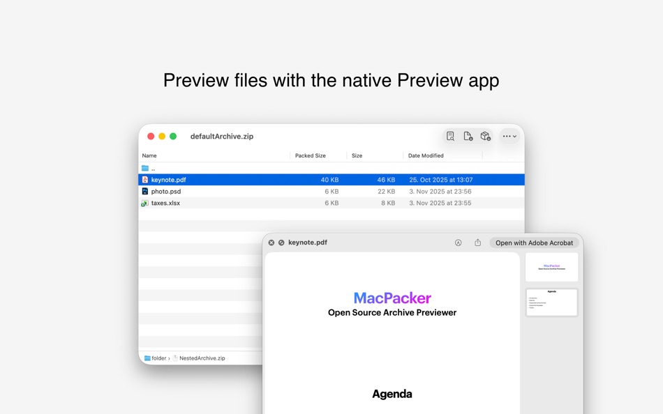 #3. MacPacker (macOS) Podle: Stephan Arenswald