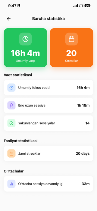 Lock-in  - focused studying Screenshot 8 of 10