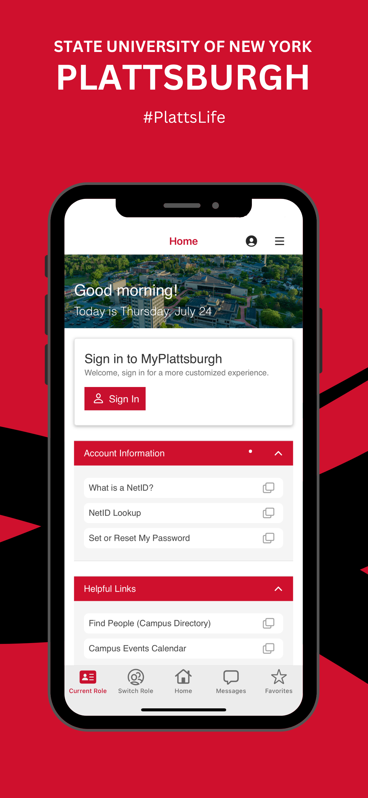 MyPlattsburgh screenshot 1