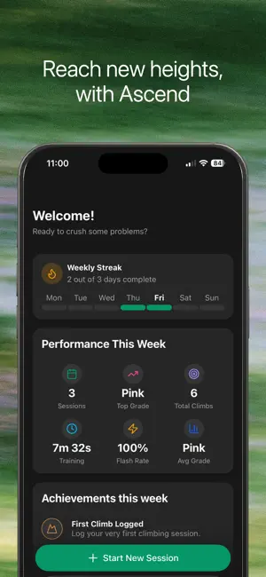 Ascend - Climbing Tracker screenshot 1