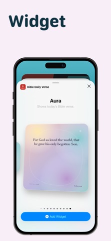 Bible Daily Verse Study Widget Screenshot 7 of 8