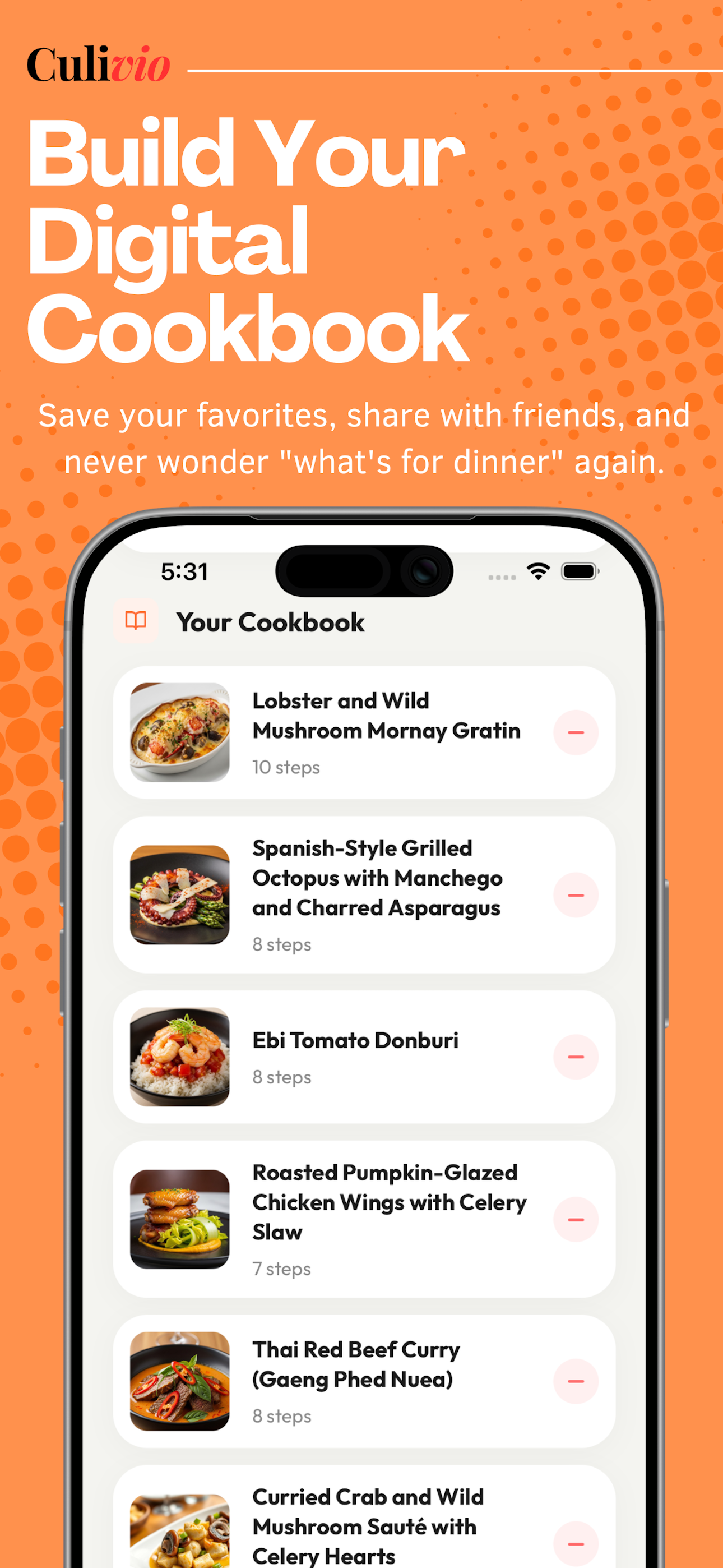 Culivio: AI Recipe Generator