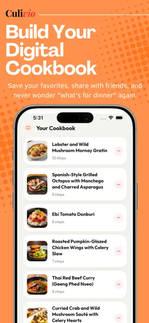 Culivio: AI Recipe Generator screenshot 3