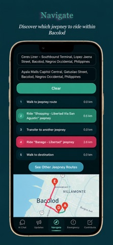 Bacolod City AI Guide screenshot