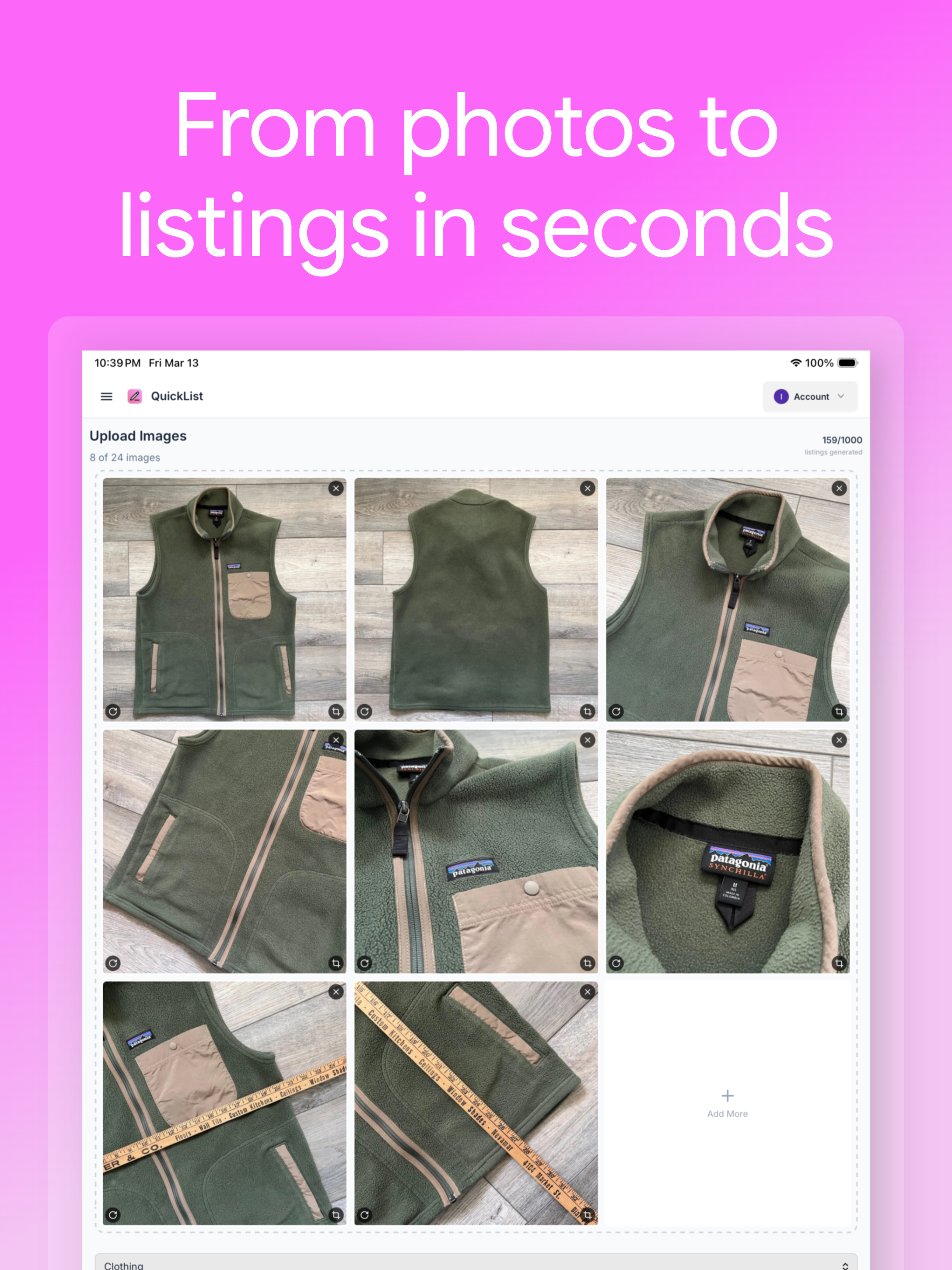 QuickList: AI Listing Tool screenshot 6