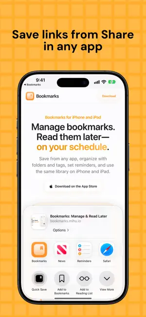 Bookmarks: Manage & Read Later screenshot 3