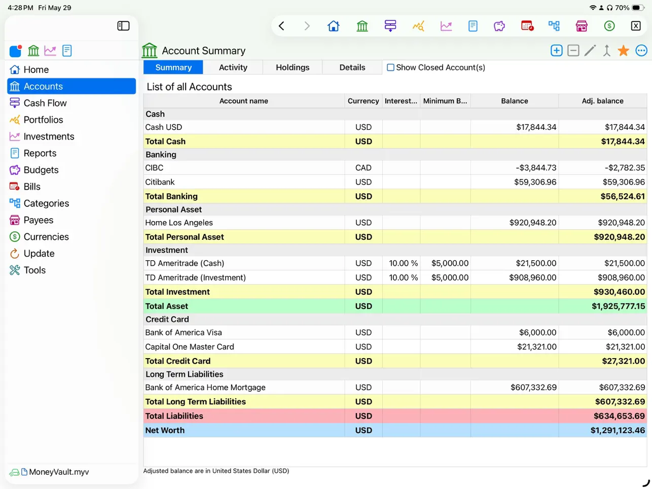 Screenshot #6 pour MoneyVault