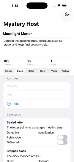 Captura de pantalla de Anfitrión De Misterios2026 en iPhone 2