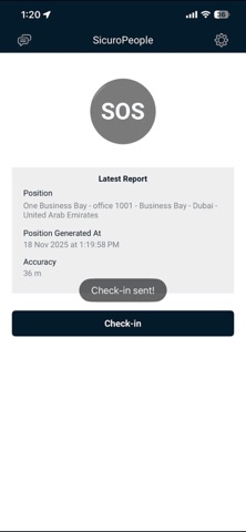 SicuroPeople Tracking screenshot
