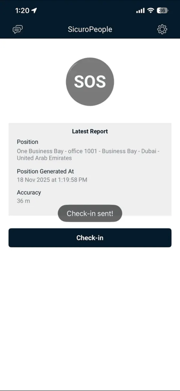 Screenshot #2 pour SicuroPeople Tracking