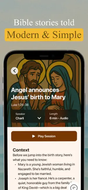 Bible Bff-Modern Bible Stories iPhone screenshot 2